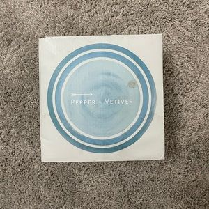 Pepper & Vetiver Oceania Nesting Bowls Watercolor Blue Green Glaze Set Of 3 NEW